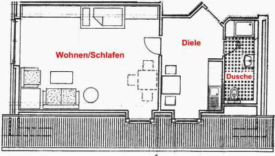 Schöne Apartmentwohnung in idyllischer, ruhiger Ortsrandlage ab November - Appartement Stadtroda | Angebot:27425607