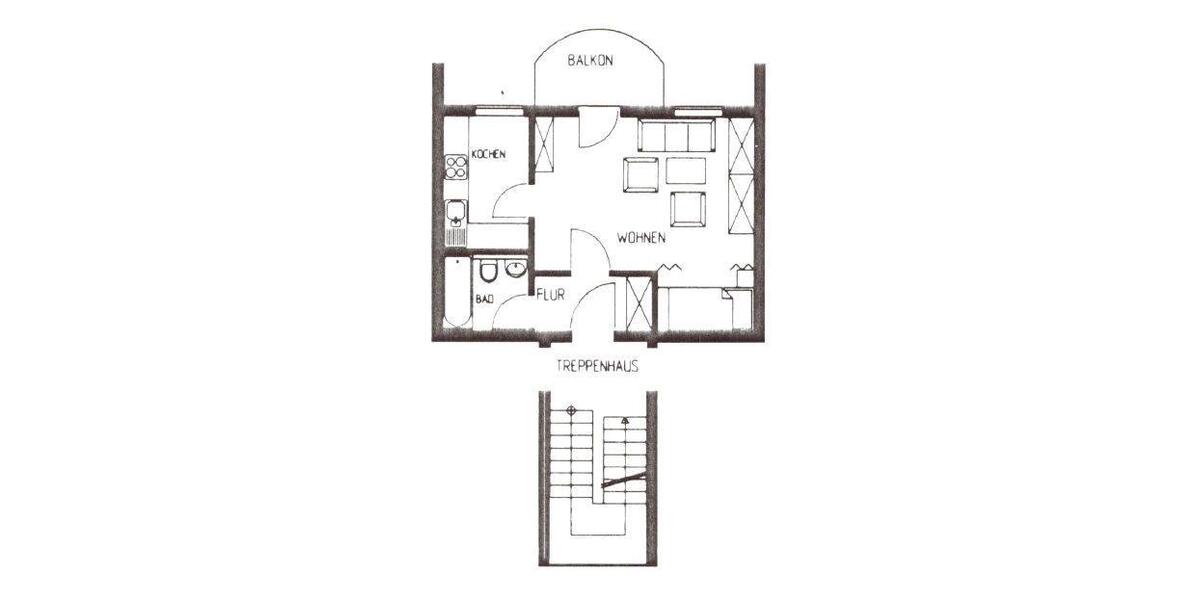 Etagenwohnung Pößneck - 1 Zimmer, 37 m&sup2;, 50.000&euro; | Angebot:27455182