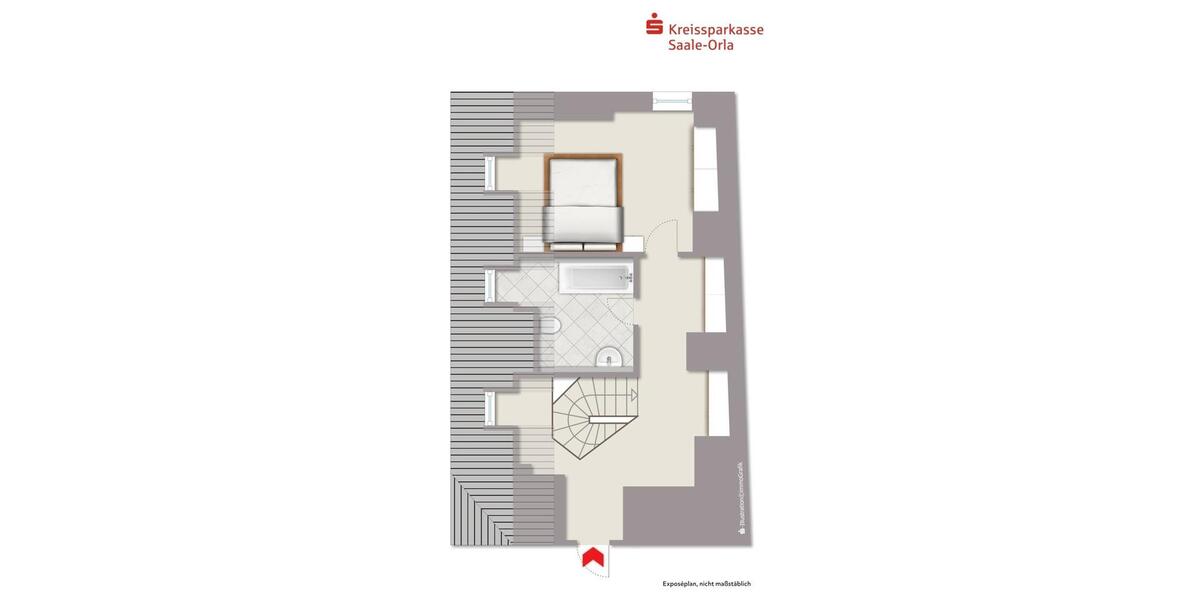 Maisonettenwohnung Neustadt an der Orla - 2 Zimmer, 76 m&sup2;, 417&euro; | Angebot:26552383