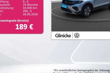 VW T-Cross 7.900 km 18.980 &euro; Weimar 99423