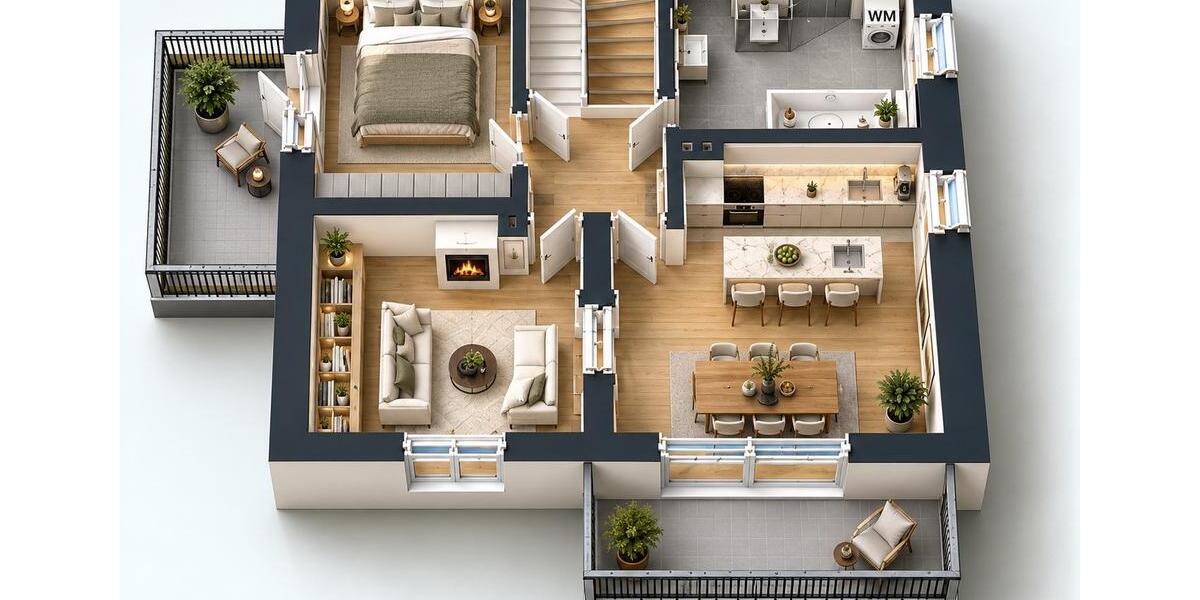 Erdgeschoßwohnung Jena Kernberge - 3 Zimmer, 78 m&sup2;, 426.690&euro; | Angebot:27449886