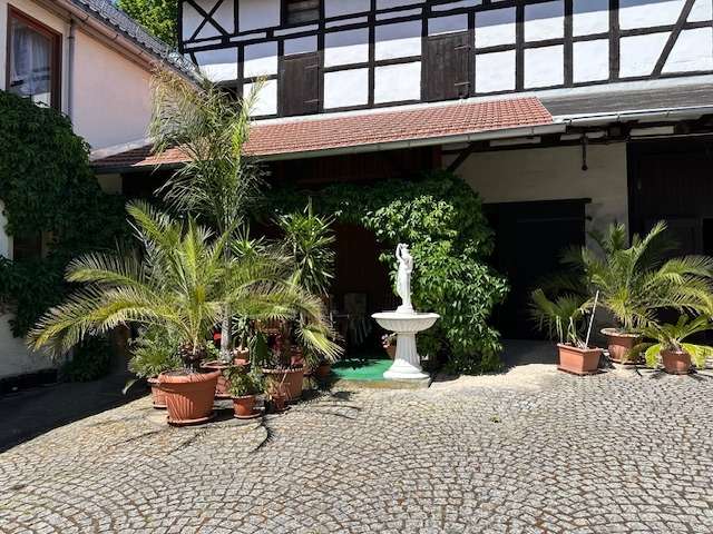 Mediterraner 3- Seitenhof mit großer Scheune, 4 Garagen und großem Grundstück - Bauernhaus, Landhaus Pößneck | Angebot:26748116