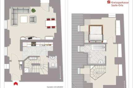 Wohnung Neustadt an der Orla - 2 Zimmer, 76 m&sup2;, 417&euro; | Angebot:26552383